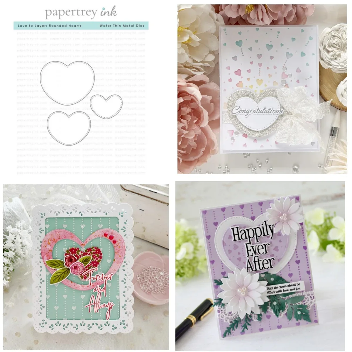 

Valentine Hearts Metal Cutting Dies For DIY Scrapbooking Album Stamp Make Paper Greeting Card Handmade Embossing New Arrival