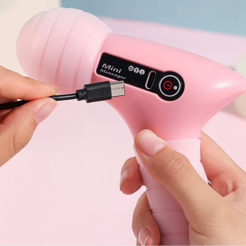 Portable Electric Muscle Massage Gun Deep Tissue Fascia Massager for Neck Foot Full Body Relaxation