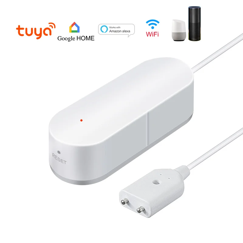 

Tuya APP Remote Control WIFI Immerse Water Sensor For Home Security System Water Leakage/Water-Level Detector