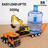HUINA 1/18 9CH RC Alloy Pallet Truck and Excavator 2.4GHZ 9CH Remote Control Engineering Vehicle Model Children's Toy Gift 4