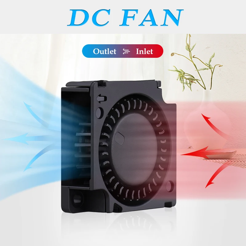 fã de refrigeração sem escova do ventilador da turbina para acessórios da impressora gdstime fã da impressora dc