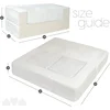 Milliard Kids Couch - Modular Kids Sofa for Toddler and Baby Playroom/Bedroom Furniture (Ivory) with Bonus Pillow 3