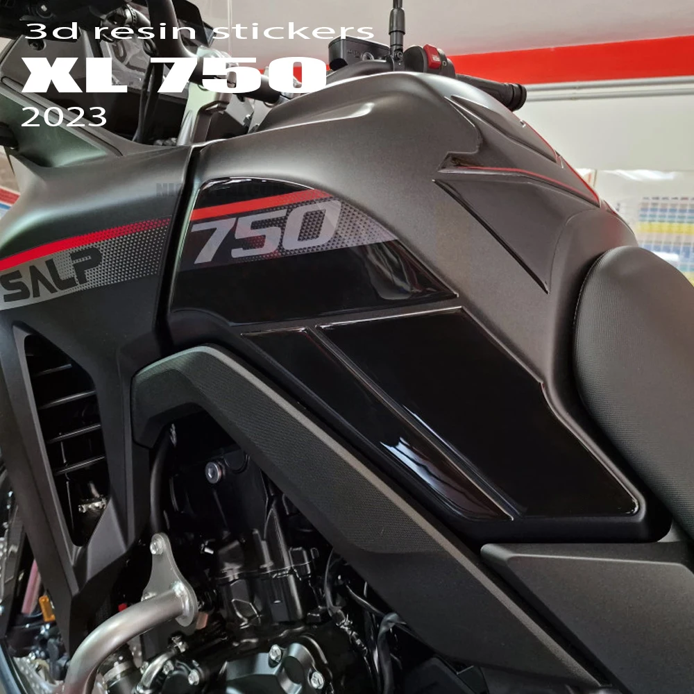 2023 XL750 Full Set of 3D Resin Stickers For HONDA TRANSALP XL750 Motorcycle Parts 3D Epoxy Resin Stickers Kit