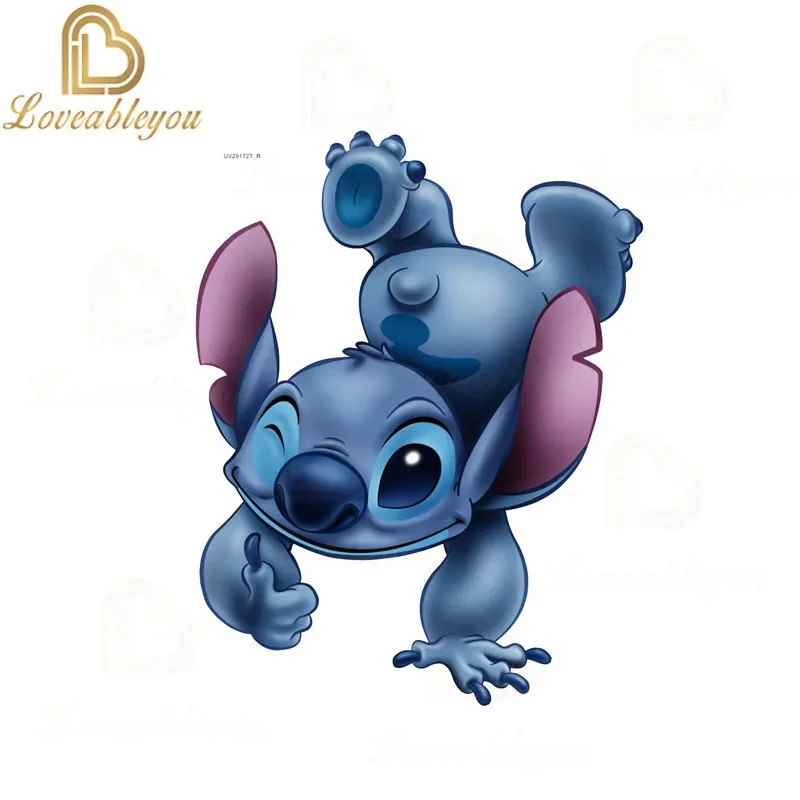 Wall stickers Dis Wall Stickers Cartoon Lilo & Stitch Decor Decorative 3D PVC Wall Sticker Bedroom Home Decoration Stickers