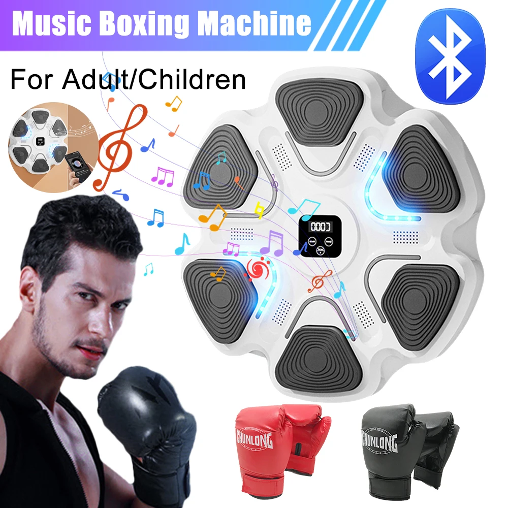Maquina Boxeo Máquina De Boxeo Musical Con Bluetooth - Panel De Entrenamiento Con Luces LED Para Pared, Ideal Para Casa Y Gimnasio Máquina Boxeo Bluetooth Interactiva