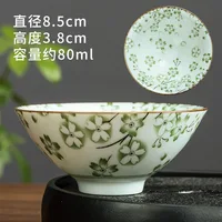 80ml Blue And White Porcelain Cone Teacup Anti Scaling Hand-Painted Ceramic Tea Bowl Travel Meditation Cup Chinese Tea Set - Image 3