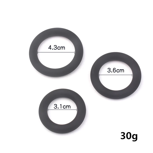4 Sizes Silicone Penis Ring Delay Ejaculation Sex Toys for Men