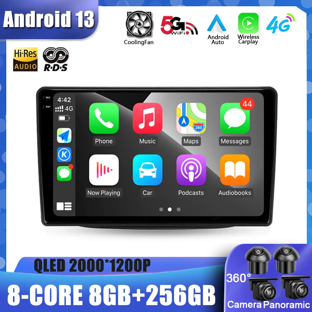 QLED Screen For Kia Sorento 2 II XM 2012 2021 Car Radio Multimedia