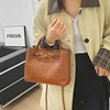 Elegant Leather Crossbody Bag for Women - Vintage Minimalist Designer Tote with Letter Logo, Fashionable Luxury Commuter Shopper 3