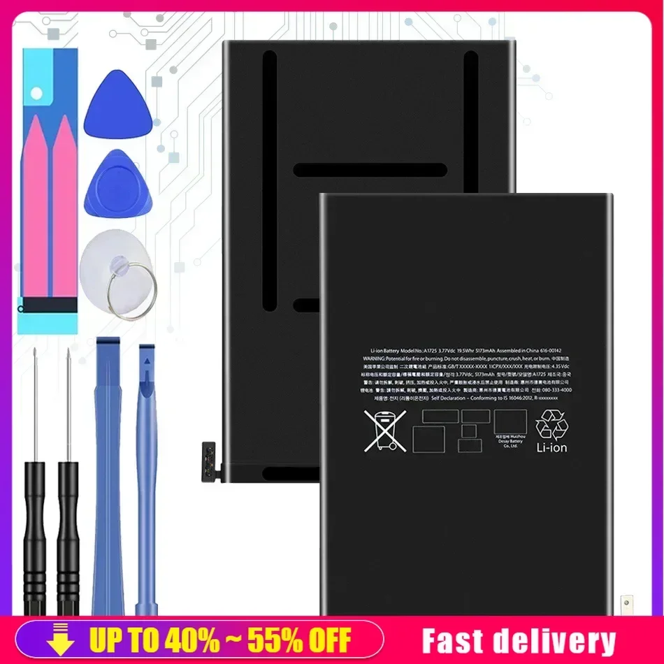 Rechargeable Battery 5124mAh Tablet For Apple IPad Mini 5 Mini5 A2133 A2124 A2125 A2126
