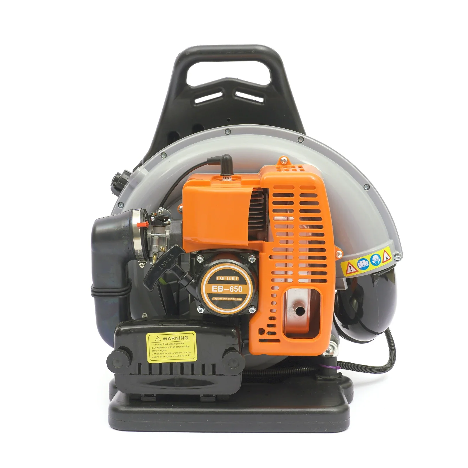 For 2-Stroke 65CC Gas Commercial Backpack Leaf Blower Powered Snow Blower Outdoor Yard Garden Grass Clean 6