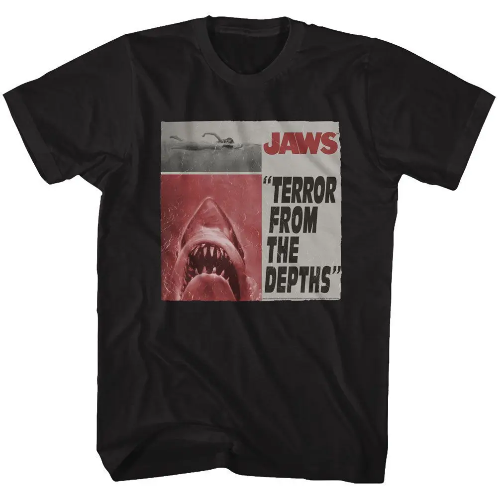 

Jaws Newspaper Short Sleeve Adult TShirt
