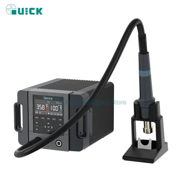 QUICK 861 Pro Hot Air Rework Station Soldering Station Intelligent Digital Display 1300W Desoldering Station For PCB Chip Repair 5