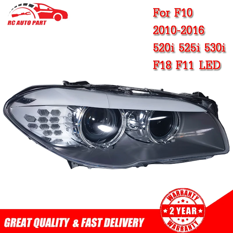 

Car Styling Head Lamp for F10 Headlights 2010-2016 520i 525i 530i F18 F11 LED Headlight DRL Hid Bi Xenon Auto Accessories