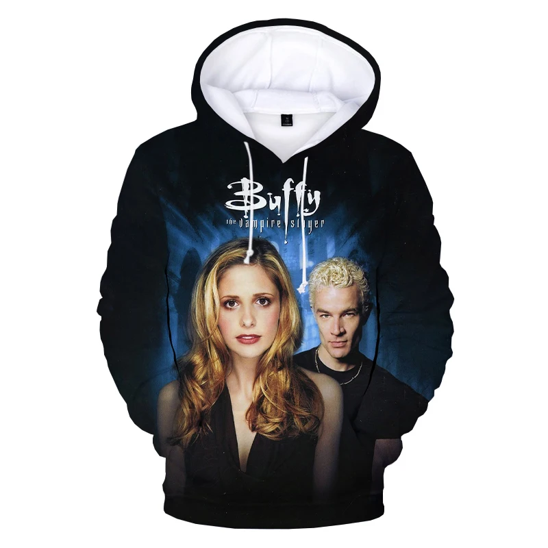 

2023 New Buffy the Vampire Slayer 3D Print Hoodies Men Women Fashion Casual Pullover Harajuku Streetwear Hooded Sweatshirts