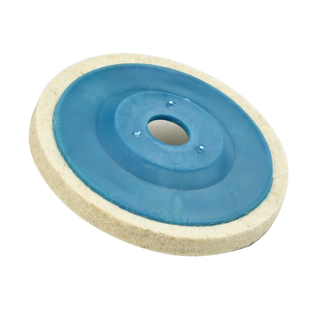 100mm 4inch Wool Polishing Wheel Buffing Pads Angle Grinder Wheel Felt Polishing Disc Polisher Power Tools Part 5pcs wool polishing wheel kit wool buffing pads 100mm outer diameter for 100 angle grinder felt polishing disc power tools part