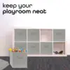 2pcs Collapsible Fabric Storage Cubes Organizer with Handles Cube Storage Baskets For Organizing 6