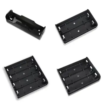 1/2/3/4 Custodie per batterie Presa per fonte di alimentazione fai-da-te 21700 Scatola per batteria Plug-in Supporto al litio per 21700 Scatola di immagazzinaggio Custodia per banca di potere fai da te
