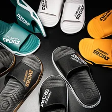 

2022 Men‘s Summer Non-slip Indoor Leisure Bathroom Bath Couple Slippers Do Not Grind Feet Beach Slippers
