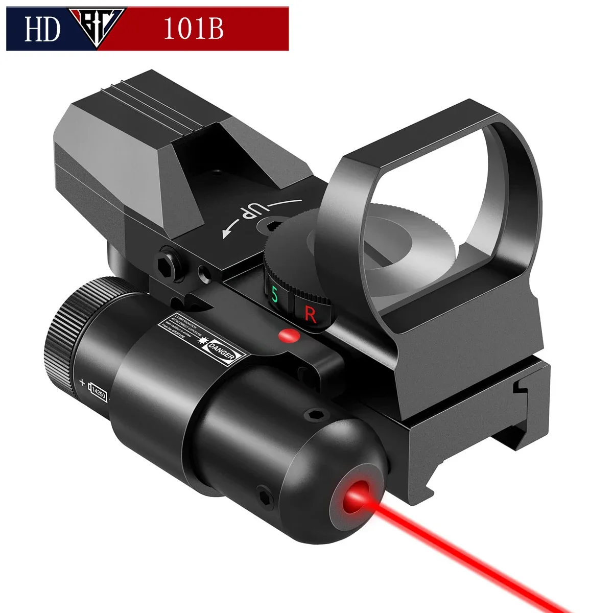 

Tactical Riflescope Hunting Optics Red Green Projected Dot Sight Reflex 4 Reticle Scope Collimator Sight for 20mm Rail