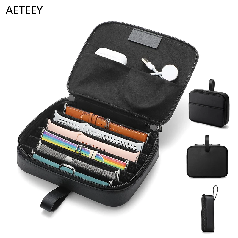 Apple Watch Strap Storage Box Watch Strap Storage Bag Fall Proof Suitable for Iwatch Winding Storage Box Watch Band Organizer