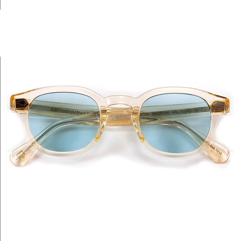 Sonnenbrille Mann Johnny Depp Lemtosh Polarisierte Sonnenbrille Frau Luxus Marke Retro Acetat Rahmen Hohe Qualität