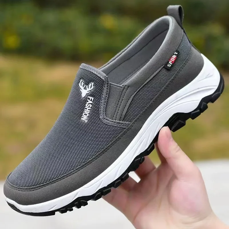 Loafers Men Sneakers Mesh Breathable Non-Slip Slip On