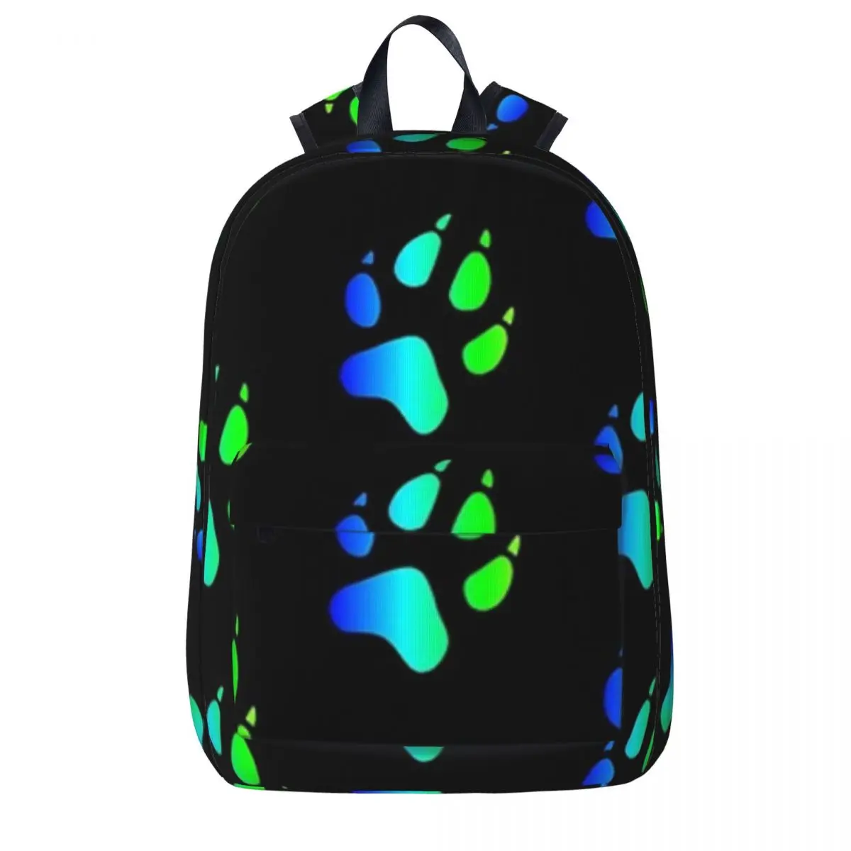 

Dog Paw Prints Or Animal Tracks Backpacks Large Capacity Children School Bag Shoulder Bag Laptop Rucksack Travel Rucksack