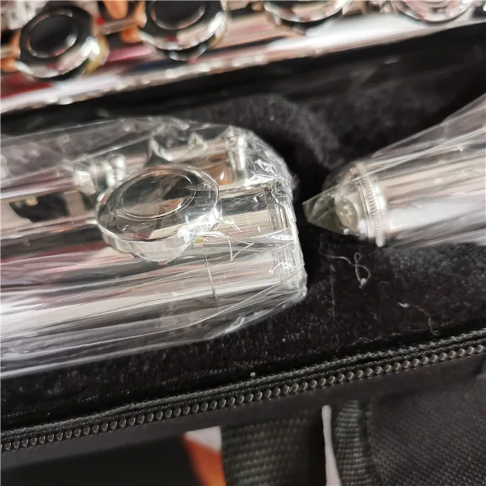 Silver Plated Flute yFL212 16 Holes Closed C Key Flute Cupronickel Silvering flauta transversal instrumentos musicale flute musical instruments