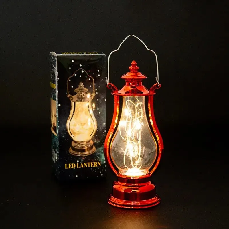 Oil lamp Led Retro Small Oil Lamp Multicolor Interior Decorative Desk Lamp Portable Wind Candle Lamps