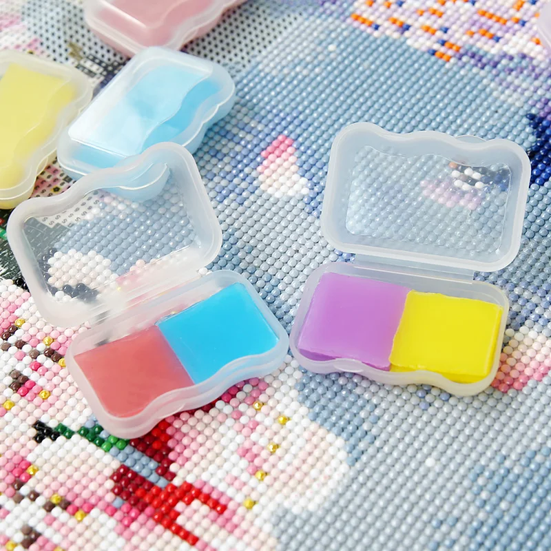 Diamond Painting Wax with Box 2.5CM Point Drill Glue Clay Diamond Art Accessories Tools DIY Embroidery Cross Stitch Sticky Mud