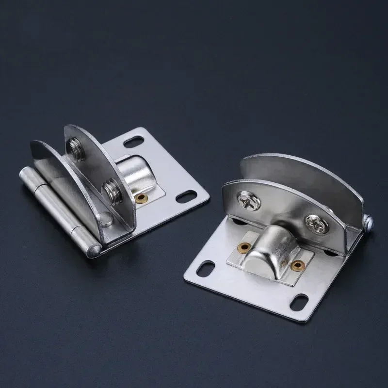 Glass Door Hinge Clamps Stainless Steel Wine Cabinet Bread Cabinet Cupboard Gate Clip for 5-9mm stainless steel hinges door hinges