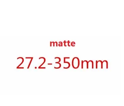 Ultra - Light Carbon Fiber Bicycle Seatpost with Zero Offset (350x27.2mm matte)