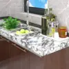PVC Thickened Waterproof And Oil-proof Marble Wallpaper Self-adhesive Sticker Bathroom Cabinet Cooktop Desktop Decorative Film 3