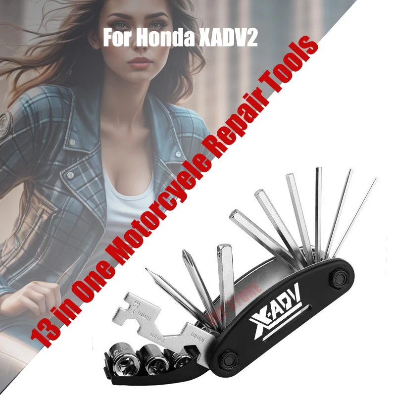 

Для Honda XADV2 MTB горный велосипед портативная розетка фотоинструмент для велосипеда отвертка для мотоцикла велосипеда Аллен фиксация