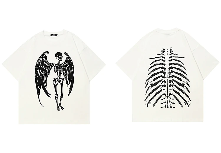 Streetwear Angel Skeleton T-shirt 4 Streetwear Angel Skeleton T-shirt S1e9d7145427d415ba02c7d69e2704055h