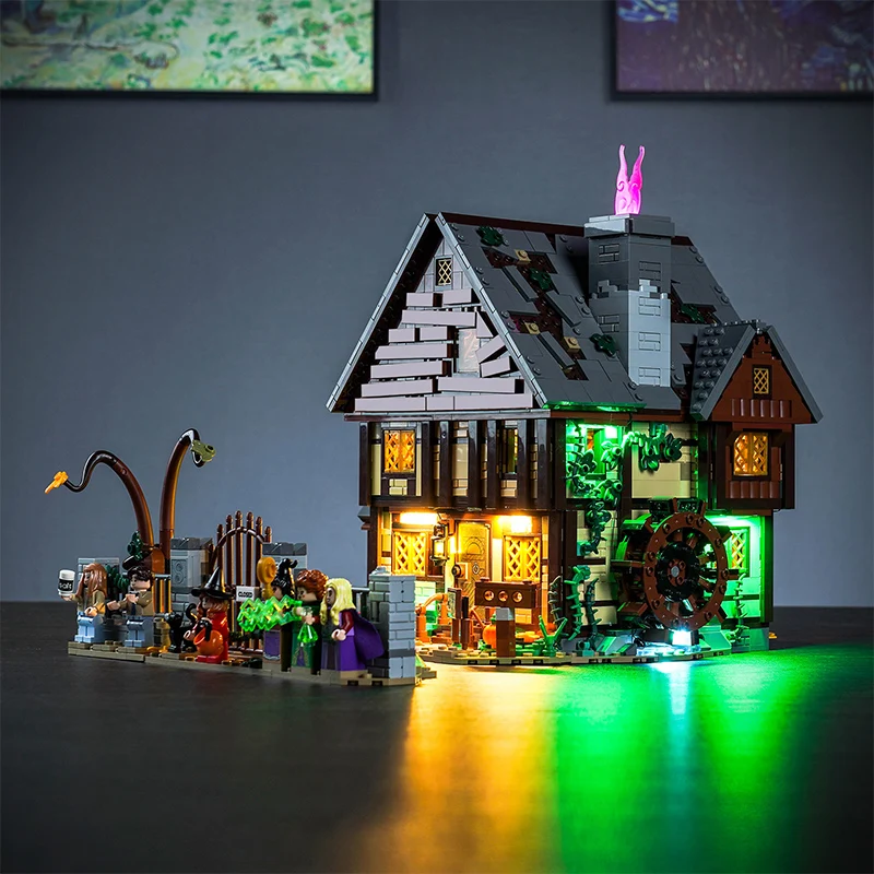 

LocoLee LED light 21341 set is suitable for Hocus Pocus: The Sanderson Sisters' Cotton (only including lighting accessories)