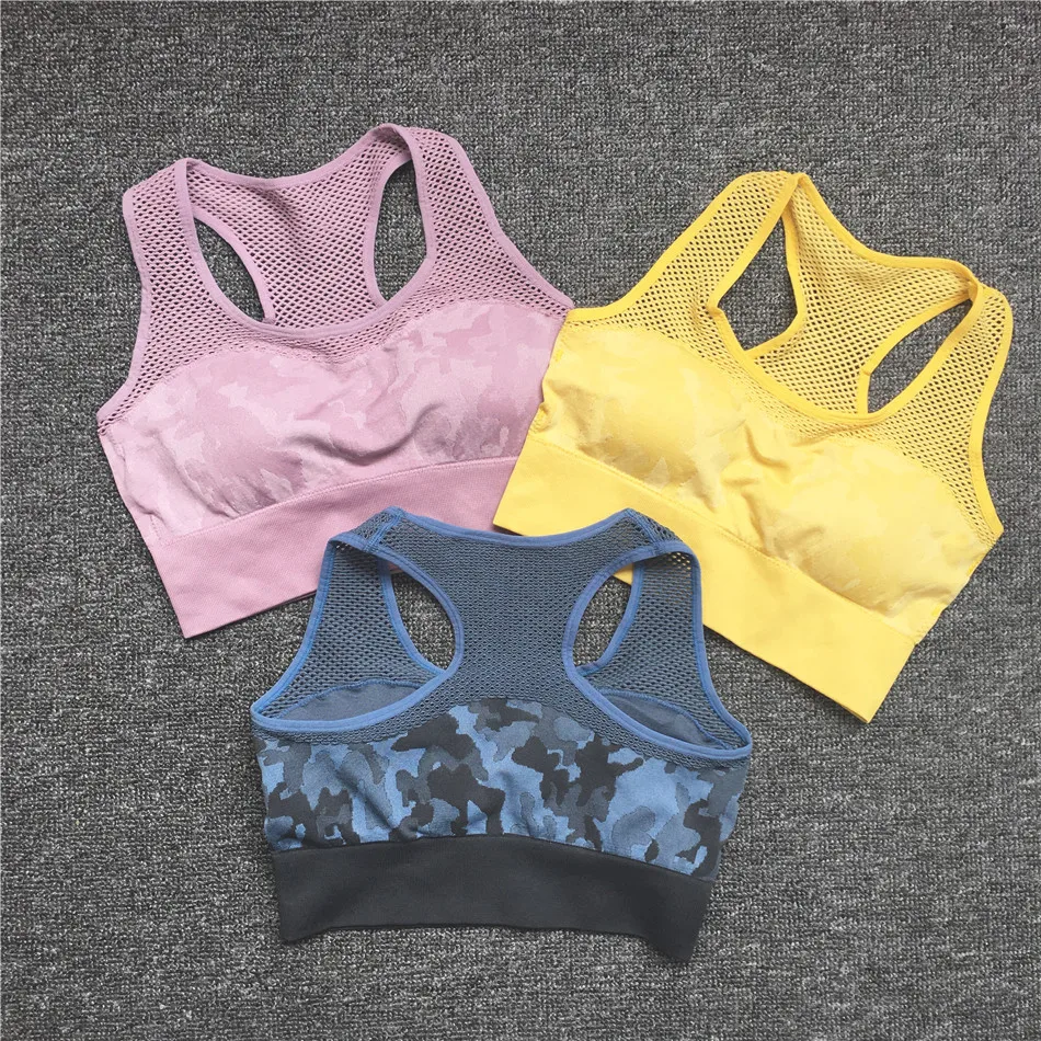 Camouflage Set Women Yoga Suit Sport Set Gym Workout Clothes Long Sleeve Fitness Crop Top High Waist Seamless Camo Leggings 1PCS yoga set sports set gym workout set sportswear set fitness set yoga pants set