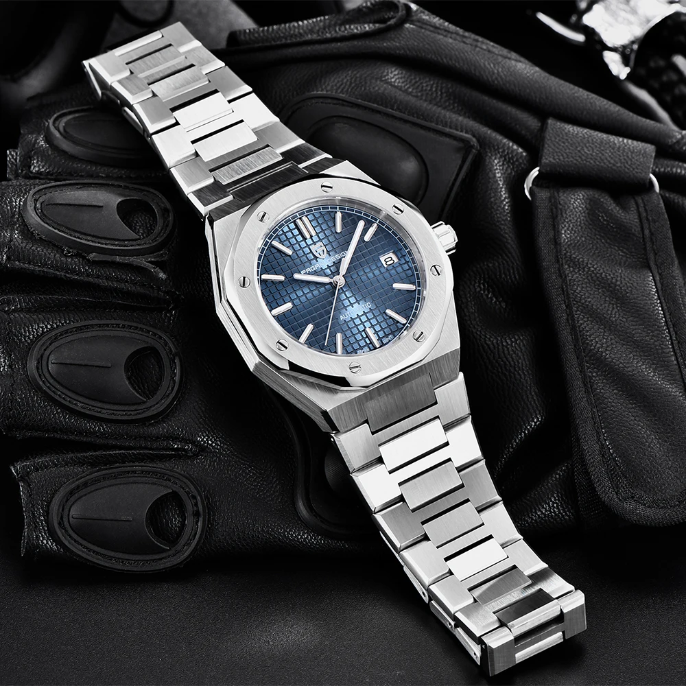 PAGANI DESIGN 40MM Men Automatic Mechanical Watches Sapphire Glass Stainless Steel 100M Waterproof Clock Reloj Hombre mechanical watch