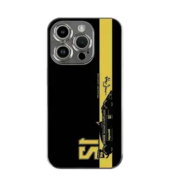 Ayrton Senna Racer Design Tempered Glass Phone Case - iPhone 12 Mini (GEW45)