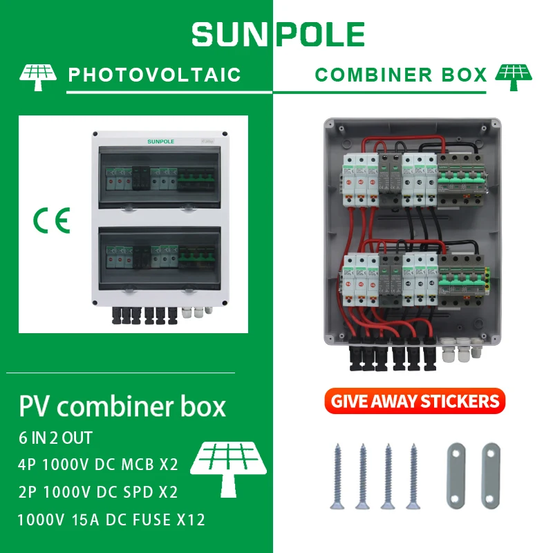 1000V6input2output6stringsolarphotovoltaicarraysolar
