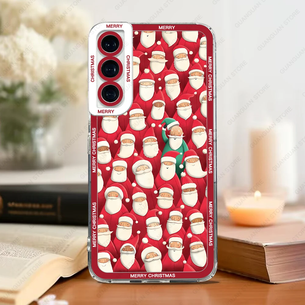 Case For Samsung Galaxy S20 S21 FE S22 S23 Ultra A13 A32 A33 A50 A52 A53 A73 A54 A14 Soft Cover Merry Christmas- S1e9da2a43c554fb08dadf58c7fd859d2Y