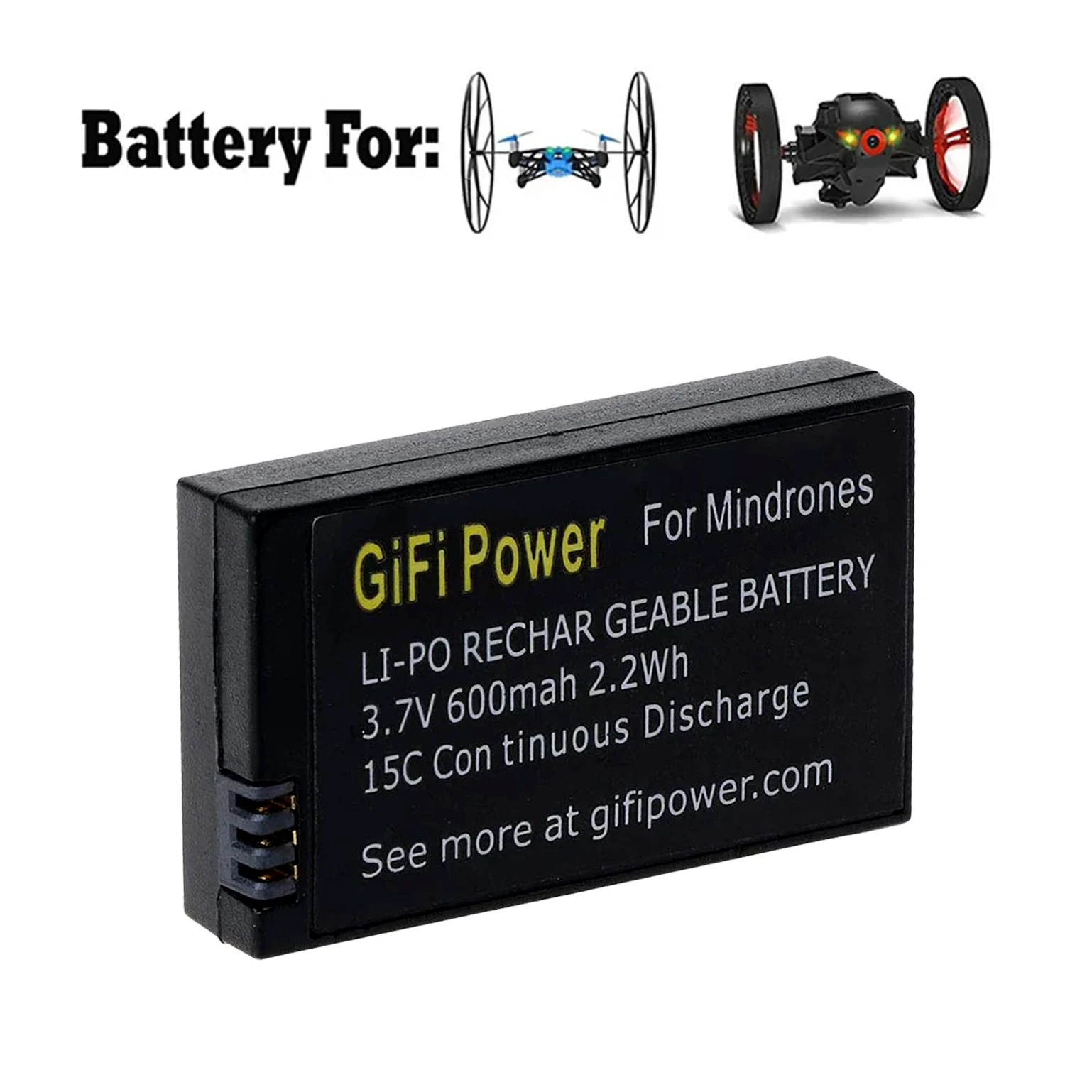 600mah Replacement Lipo Battery Large Capacity Drones