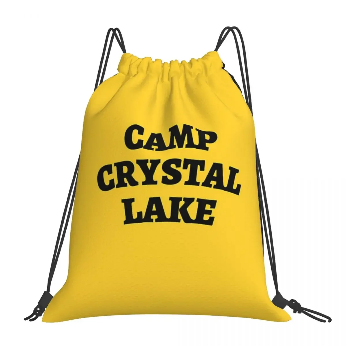 

Camp Crystal Lake 58 Backpacks Multi-function Portable Drawstring Bags Drawstring Bundle Pocket Shoes Bag BookBag For Man Woman