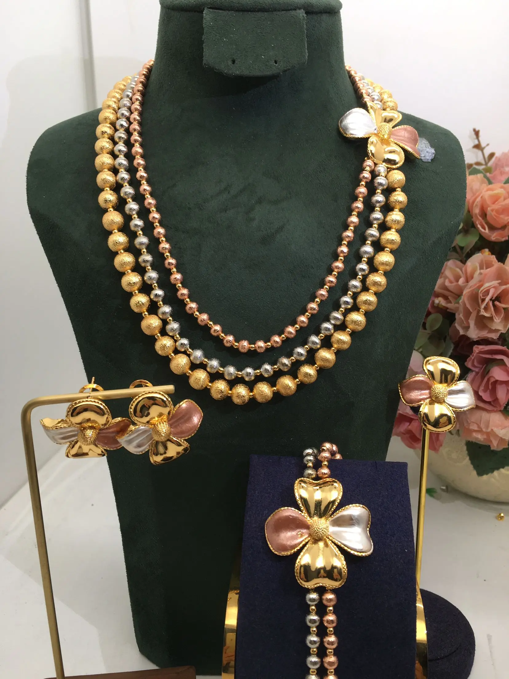 Hybrid African CZ Wedding Jewelry Set main image 0