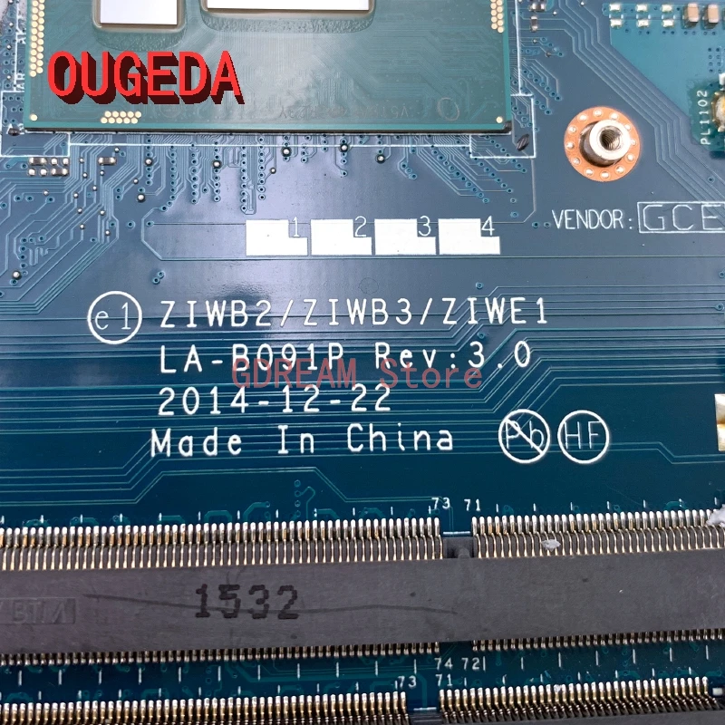Материнская плата OUGEDA ZIWB2 ZIWB3 ZIWE1 для lenovo (art.: 3920bc11de7a3) - 3920bc11de7a3
