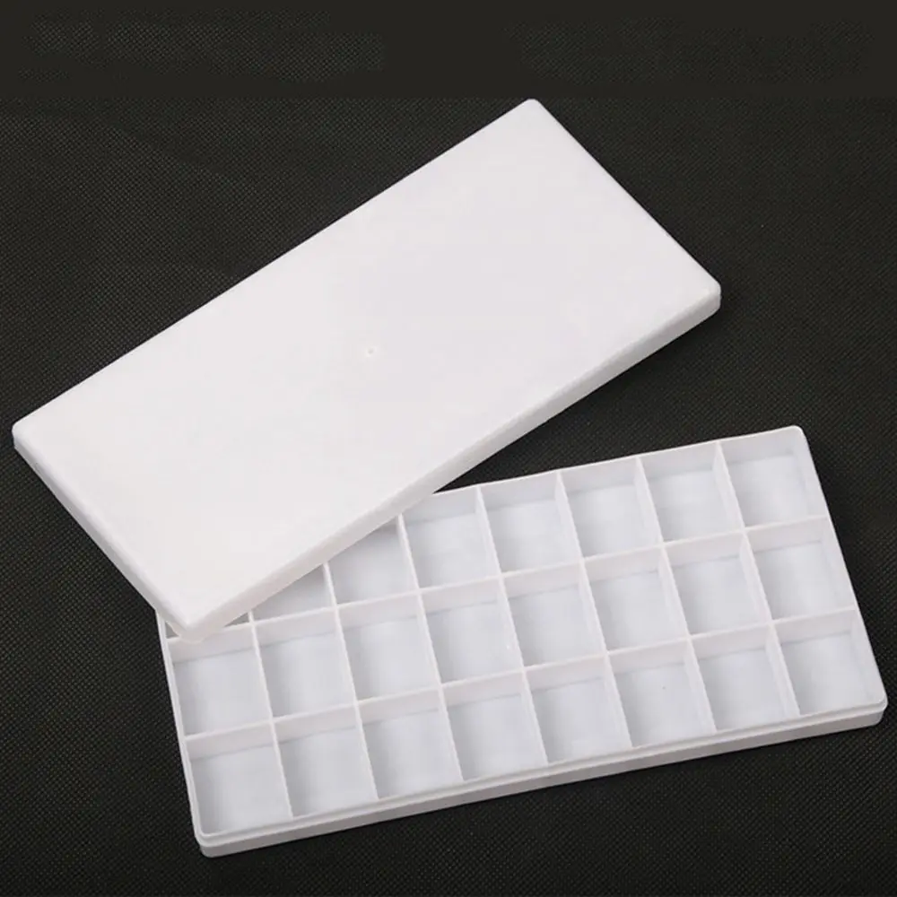 커버 포함 페인트 구아슈 학교 학생용 아크릴 페인팅 컬러 팔레트 페인팅 용품 드로잉 수채화 그리드