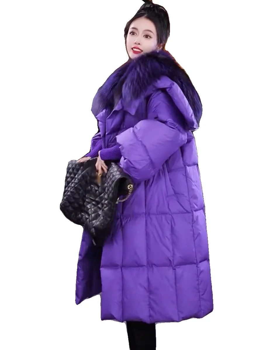 

Purple Cotton Coat Jacket Female Early Spring down Jacket