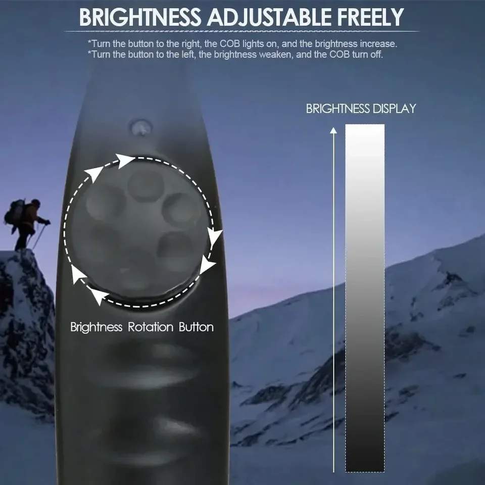 Lampade Lavoro USB Gbivbe - 2 Pezzi COB LED Magnetiche, Ricaricabili, Per Riparazioni E Emergenze - Foto 1