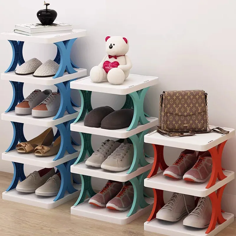 Small Space Metal Shoe Rack Black - Brightroom™